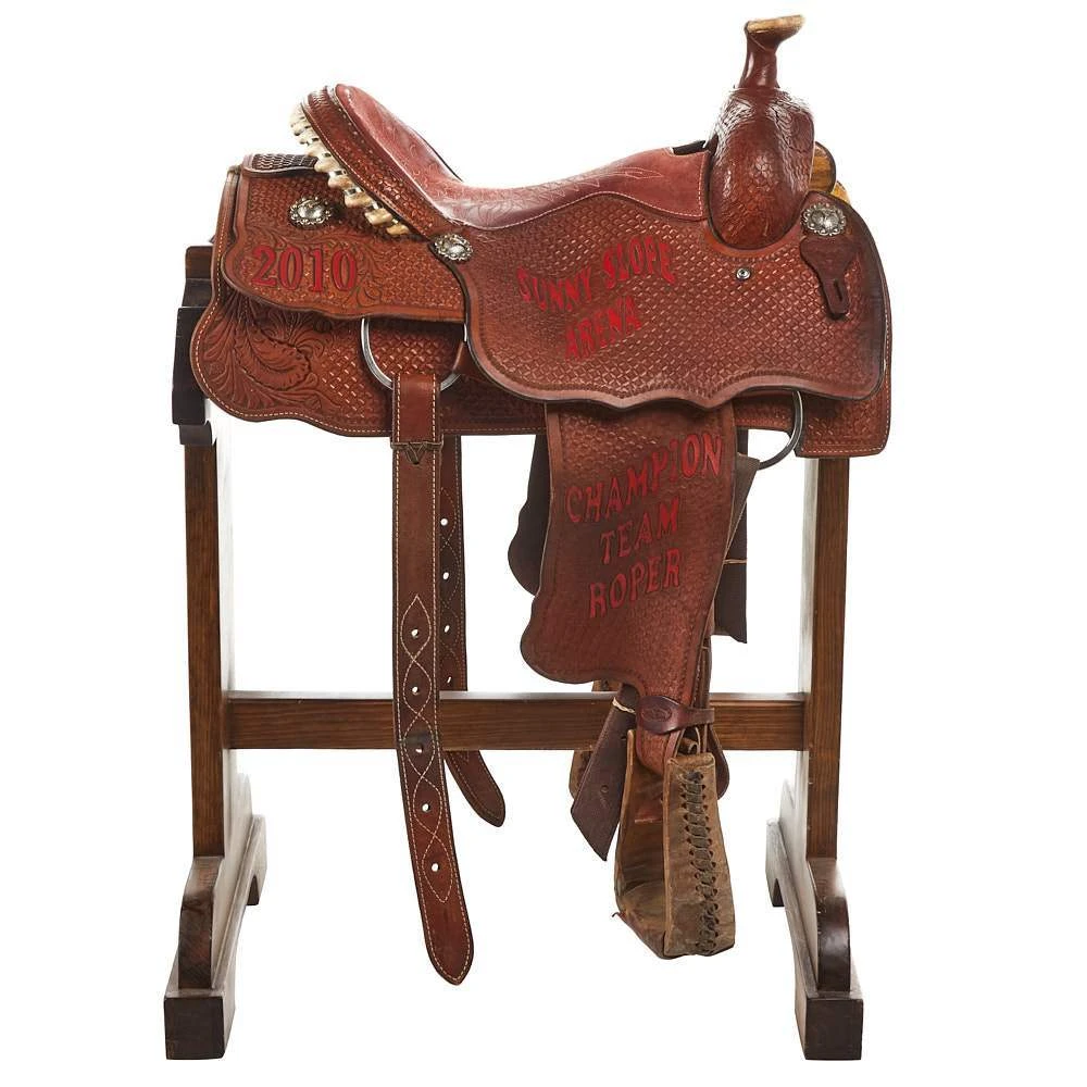 NRS Used 15.5in Cowboy Classic Team Roper 2 NRS Used 15.5in Cowboy Classic Team Roper - Image 2