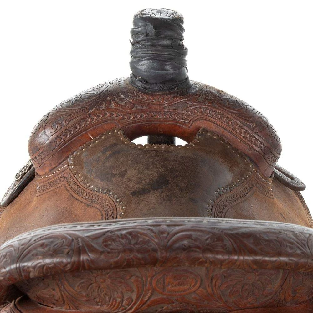 NRS Used 15.5in Cactus Clay Cooper Team Roper 3 NRS Used 15.5in Cactus Clay Cooper Team Roper - Image 3