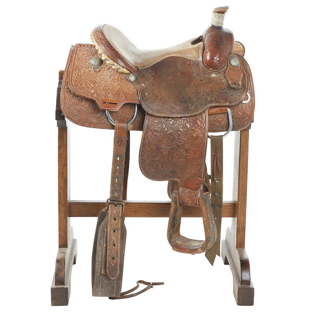 NRS Used 14in Cowboy Classic Team Roper 2 NRS Used 14in Cowboy Classic Team Roper - Image 2