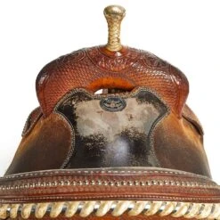 NRS Used 14.5in. Teskey`s Barrel Saddle 5 NRS Used 14.5in. Teskey`s Barrel Saddle -Cowboy Store 02 256BR 2