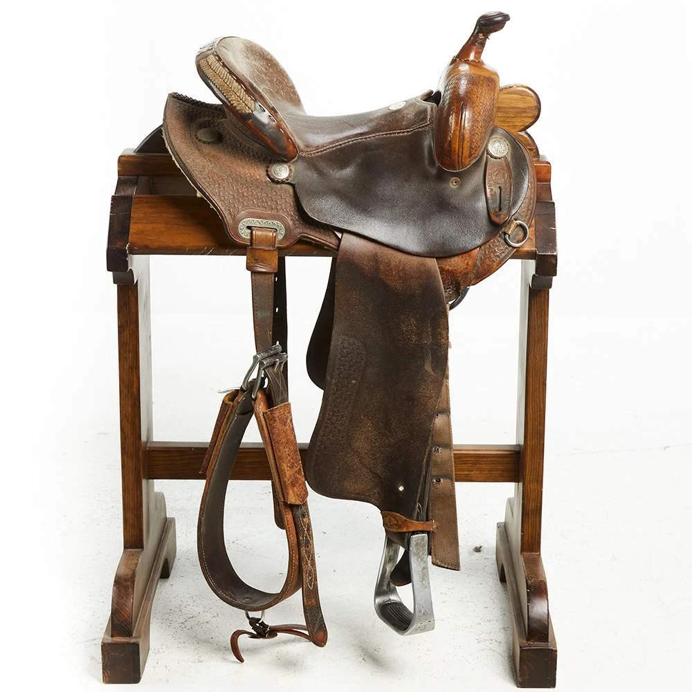 NRS Used 14in. Barrel Saddle 2 NRS Used 14in. Barrel Saddle - Image 2