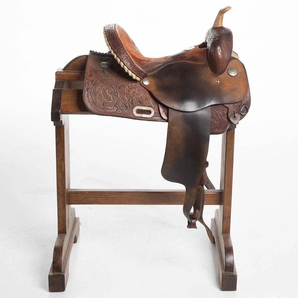 NRS Used 14in. Circle Y Barrel Saddle 2 NRS Used 14in. Circle Y Barrel Saddle - Image 2