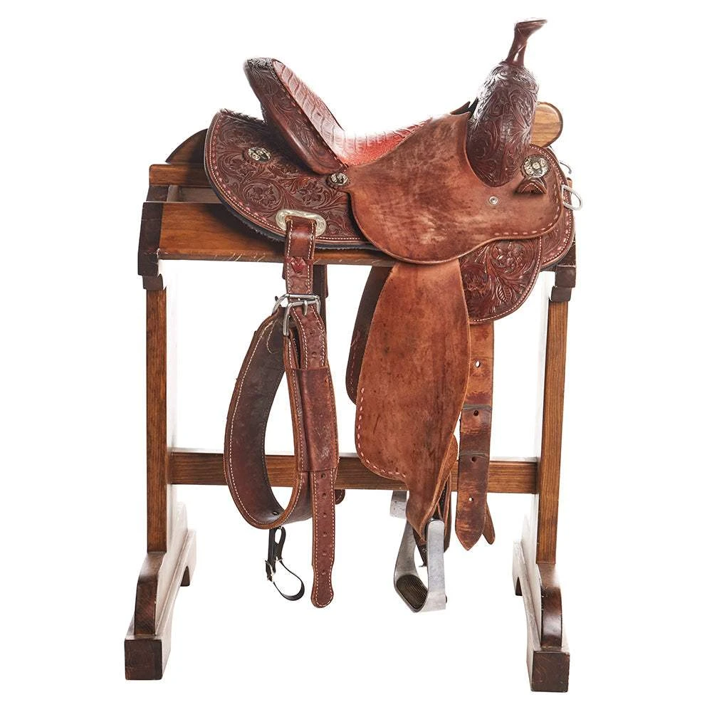 NRS Used 13.5in. Cactus Saddlery Barrel Saddle 3 NRS Used 13.5in. Cactus Saddlery Barrel Saddle - Image 3