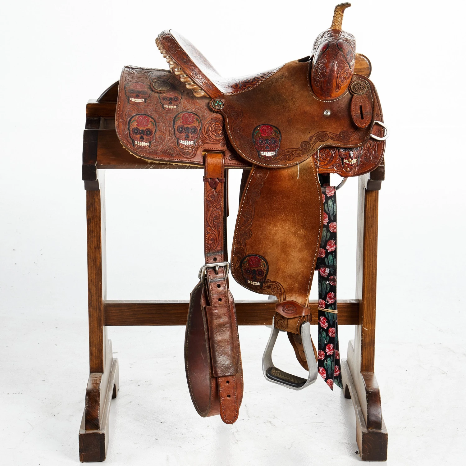 NRS Used 13.5in. Cactus Barrel Saddle 2 NRS Used 13.5in. Cactus Barrel Saddle - Image 2