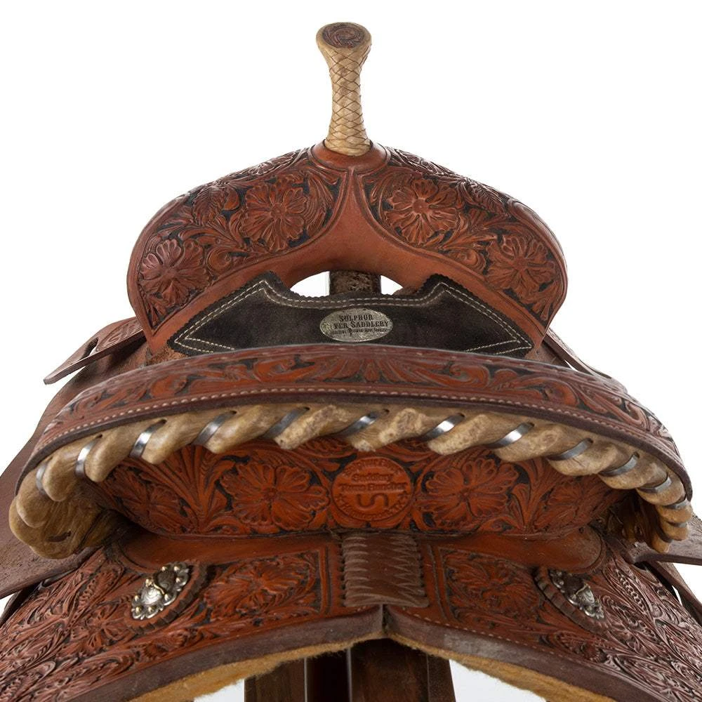 NRS Used 14' Sulpher River Barrel Saddle 3 NRS Used 14' Sulpher River Barrel Saddle - Image 3