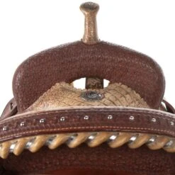 NRS Used 14in Alamo Saddlery Barrel Saddle -Cowboy Store 02 292BR 2