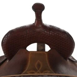 NRS Used 14in Allen Ranch Barrel Saddle -Cowboy Store 02 295BR 2