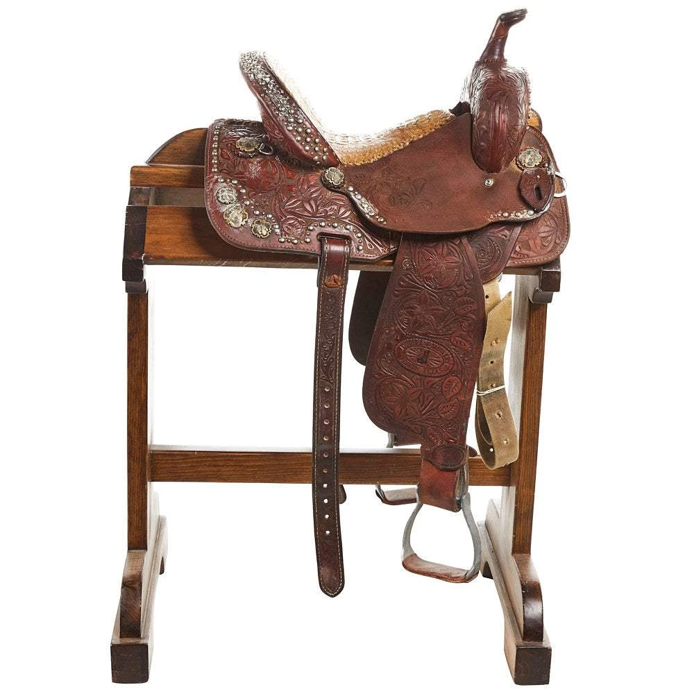 NRS Used 13in Double J Pozzi Pro Barrel Saddle 2 NRS Used 13in Double J Pozzi Pro Barrel Saddle - Image 2