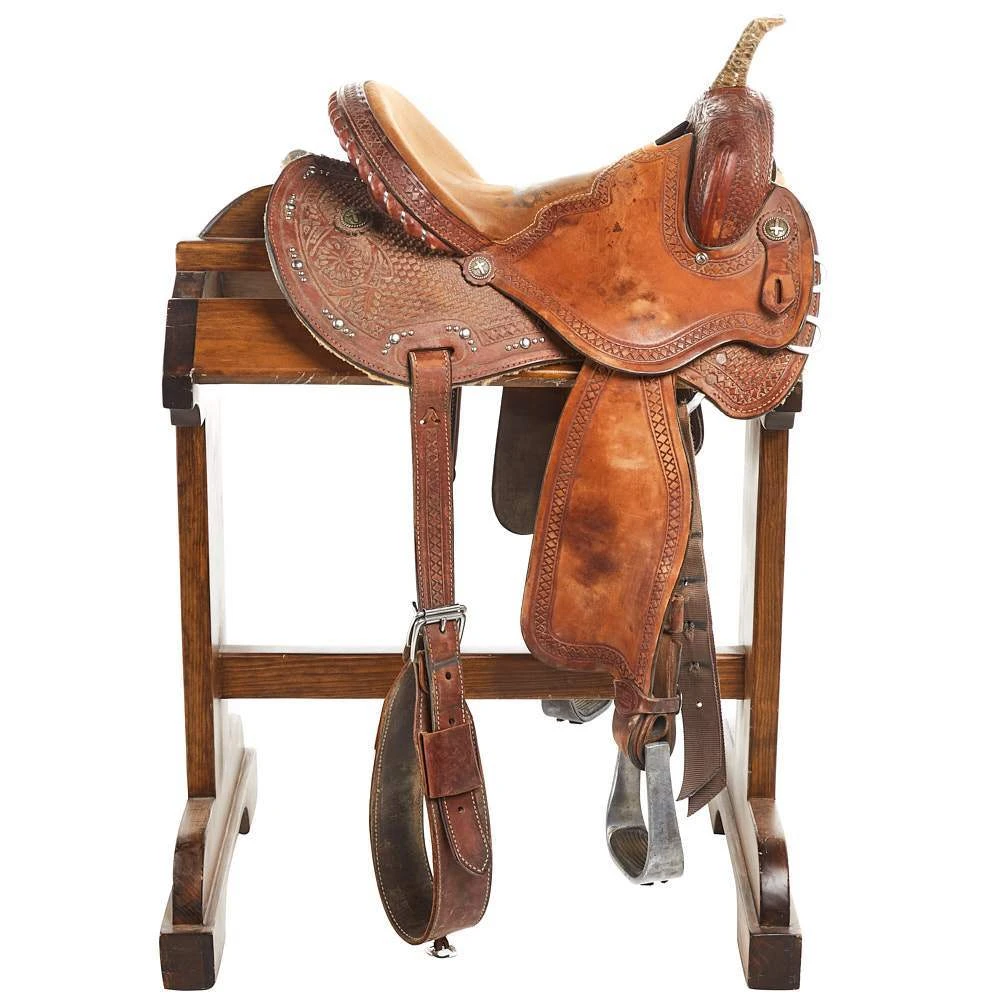 NRS Used 14in Triple Creek Barrel Saddle 2 NRS Used 14in Triple Creek Barrel Saddle - Image 2