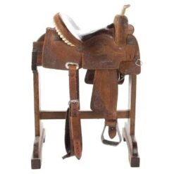 NRS Used 14 Inch Star Of Texas Barrel Saddle 6 NRS Used 14 Inch Star Of Texas Barrel Saddle -Cowboy Store 02 316BR 2