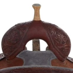 NRS Used 15in Honey Creek Saddlery Barrel Saddle -Cowboy Store 02 396BR 3