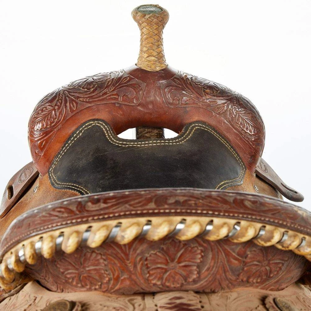 NRS Used 14in Fort Worth Saddlery Barrel Saddle 3 NRS Used 14in Fort Worth Saddlery Barrel Saddle - Image 3