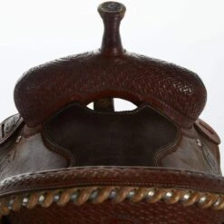 NRS Used 14in Cactus Charmayne James Barrel Saddle 5 NRS Used 14in Cactus Charmayne James Barrel Saddle -Cowboy Store 02 419BR 03