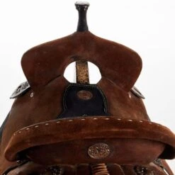 NRS Used 15.5in Double J Lynn Mackenzie Barrel Saddle 5 NRS Used 15.5in Double J Lynn Mackenzie Barrel Saddle -Cowboy Store 02 426BR 03