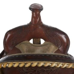 NRS Used 14in Lamb Barrel Saddle 5 NRS Used 14in Lamb Barrel Saddle -Cowboy Store 02 429BR 2