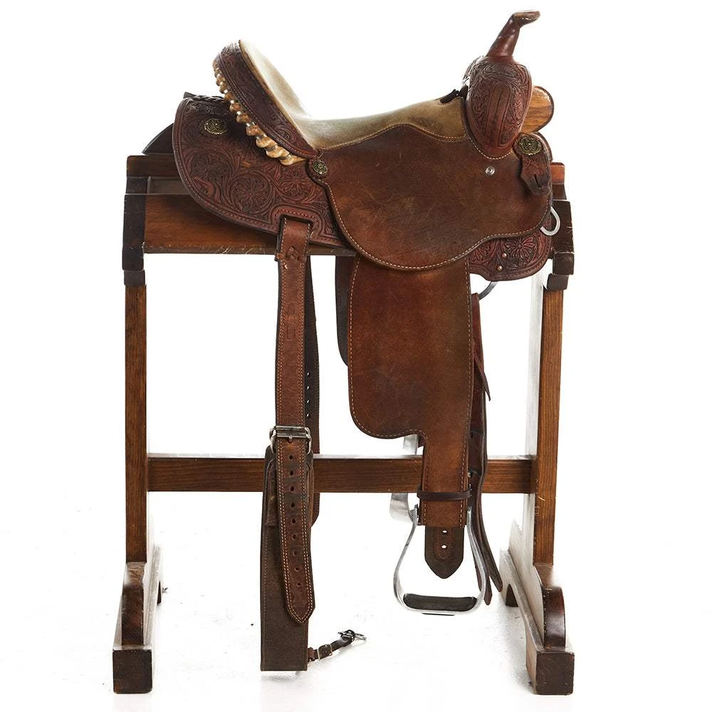 NRS Used 14in Cactus Barrel Saddle 2 NRS Used 14in Cactus Barrel Saddle - Image 2