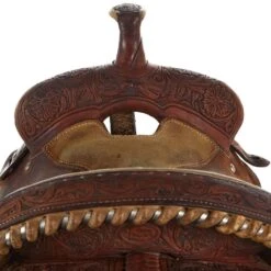 NRS Used 14in Cactus Barrel Saddle 5 NRS Used 14in Cactus Barrel Saddle -Cowboy Store 02 441BR 2