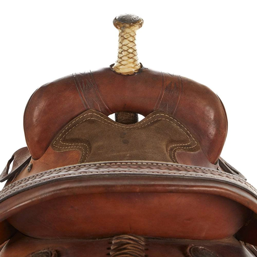 NRS Used 15in Saddle King Barrel Saddle 3 NRS Used 15in Saddle King Barrel Saddle - Image 3