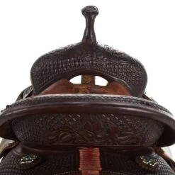 NRS Used 14.25in Fort Worth Saddlery Barrel Saddle 5 NRS Used 14.25in Fort Worth Saddlery Barrel Saddle -Cowboy Store 02 446BR 2