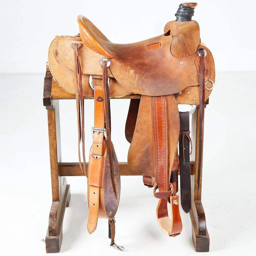 NRS Used 16in Larry Cox Ranch Roper 2 NRS Used 16in Larry Cox Ranch Roper - Image 2