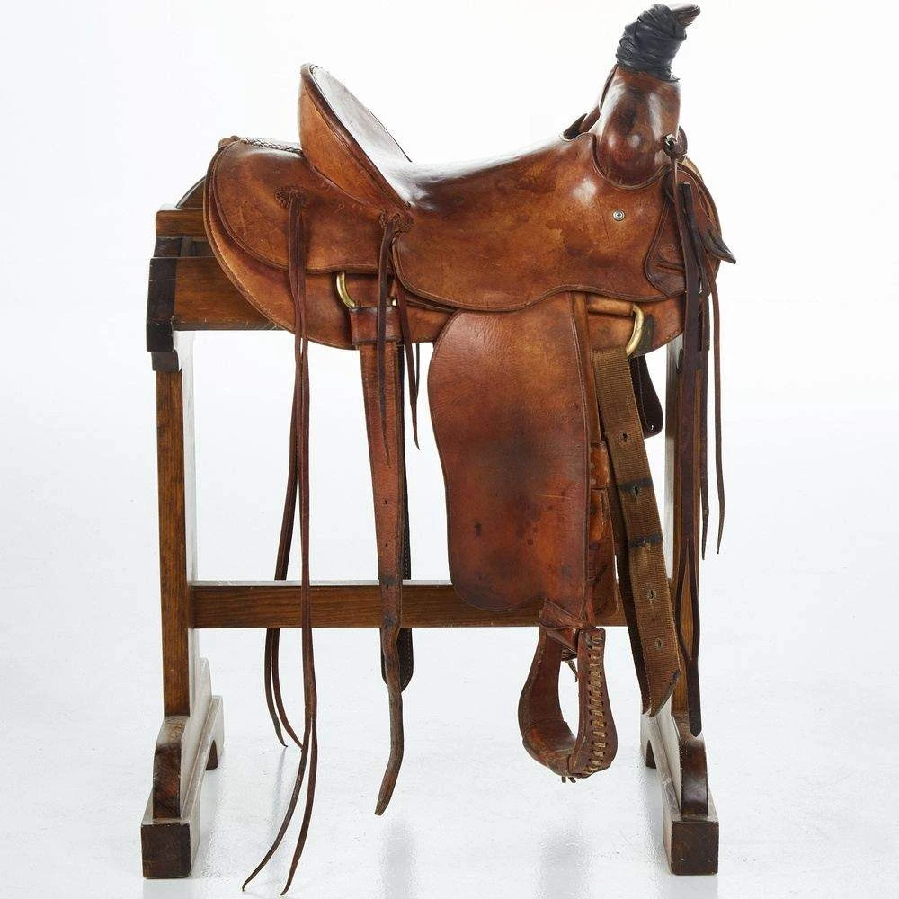 NRS Used 14.5in Lazy SB Saddlery Ranch Saddle 2 NRS Used 14.5in Lazy SB Saddlery Ranch Saddle - Image 2