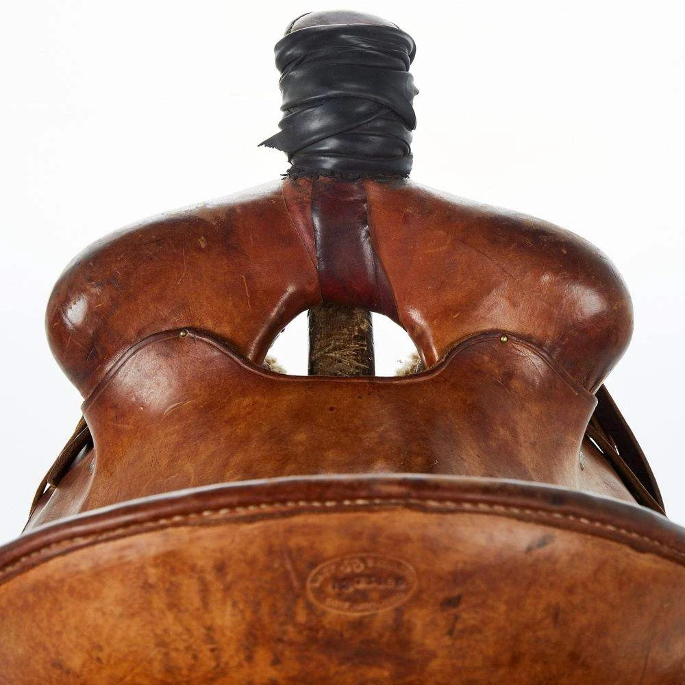 NRS Used 14.5in Lazy SB Saddlery Ranch Saddle 3 NRS Used 14.5in Lazy SB Saddlery Ranch Saddle - Image 3