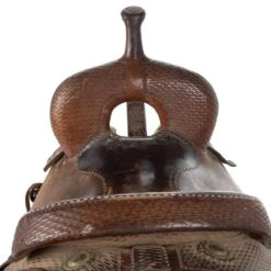 NRS Used 17' Cajun Saddlery Cutting Saddle -Cowboy Store 04 112C 2