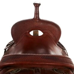 NRS Used 17in Cory Cooper Cutting Saddle 5 NRS Used 17in Cory Cooper Cutting Saddle -Cowboy Store 04 158C 2