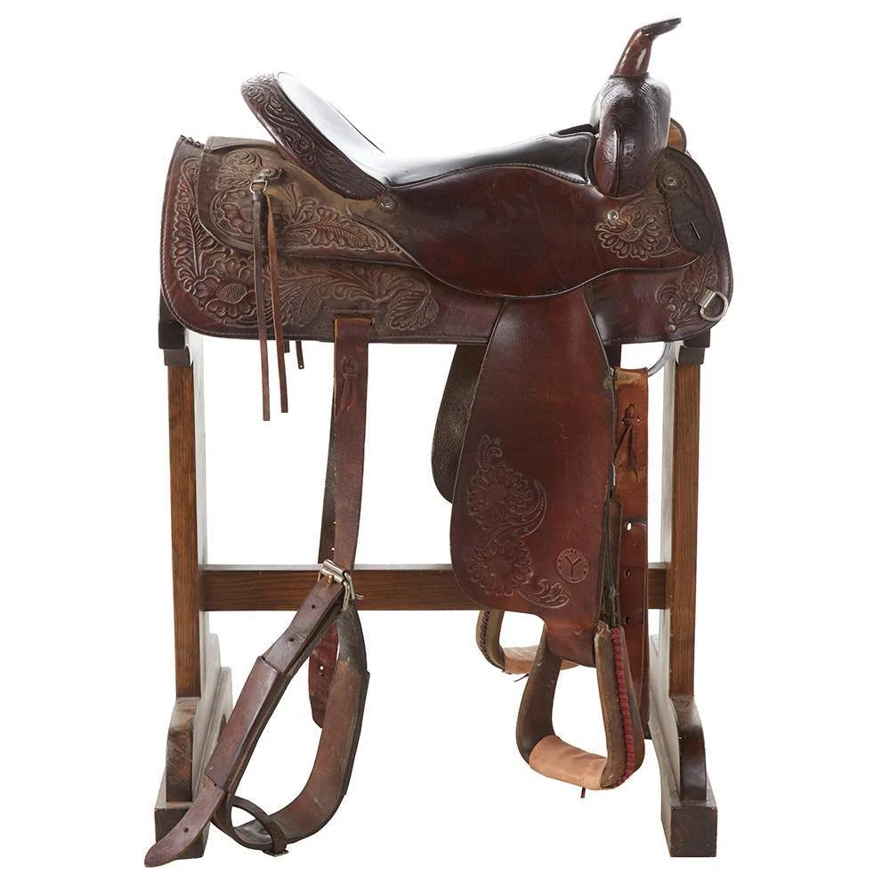 NRS Used 16.5in Circle Y Trail Saddle 2 NRS Used 16.5in Circle Y Trail Saddle - Image 2