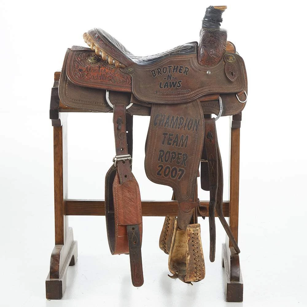 NRS Used 15in Master Saddlery Team Roper 2 NRS Used 15in Master Saddlery Team Roper - Image 2