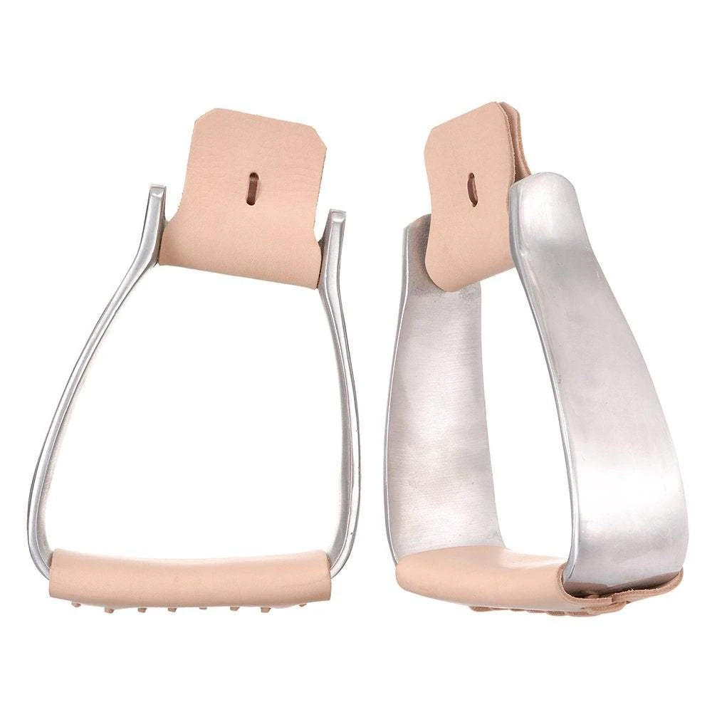 Tough 1 Aluminum Angled Roper Stirrups 1 Tough 1 Aluminum Angled Roper Stirrups
