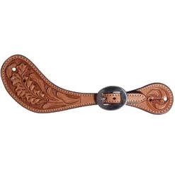 Professionals Choice Muleshoe Natural Oak Spur Straps