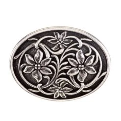 Rino Inc 1 2/3in Spring Flower Oval Concho