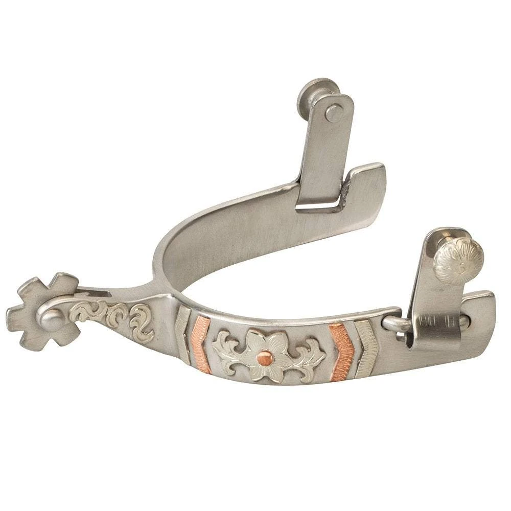 Weaver Leather Ladies Spur With Floral Design 1 Weaver Leather Ladies Spur With Floral Design