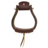 Partrade Trading Corporation Open Range 3 /4in. Dark Wood Bell Stirrups