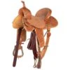 Nrs Competitors NRS Competitor Series 7/8 Breed Prairie Flower Natural Barrel Saddle