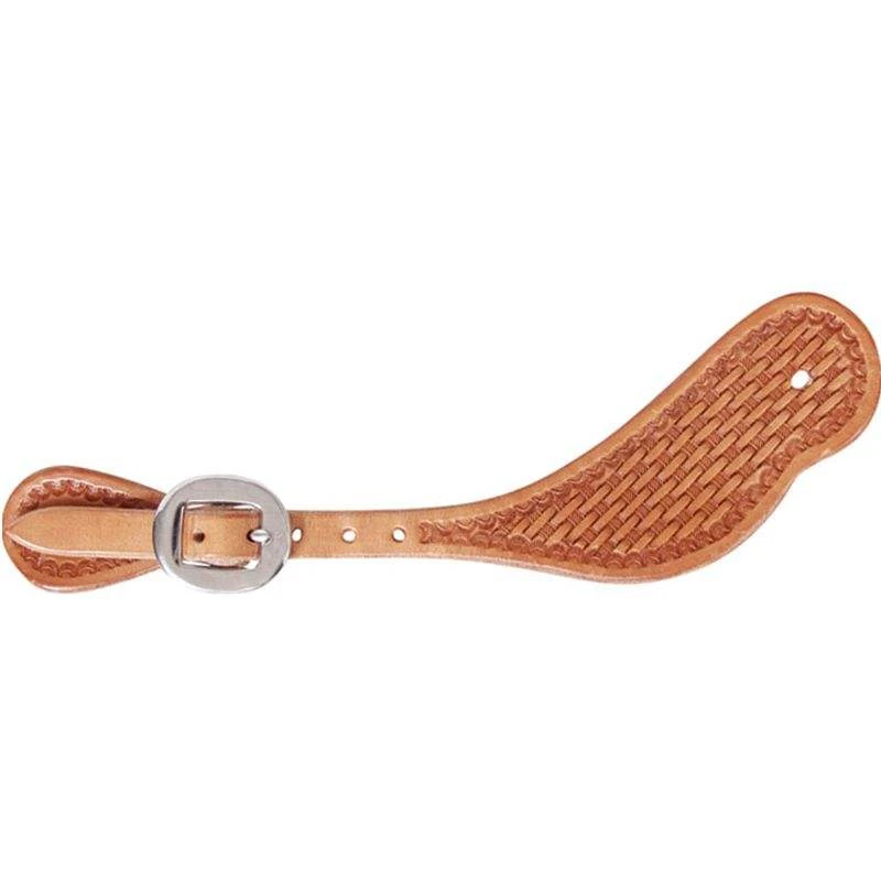 Martin Saddlery Mens Basket Stamp Spur Straps 1 Martin Saddlery Mens Basket Stamp Spur Straps