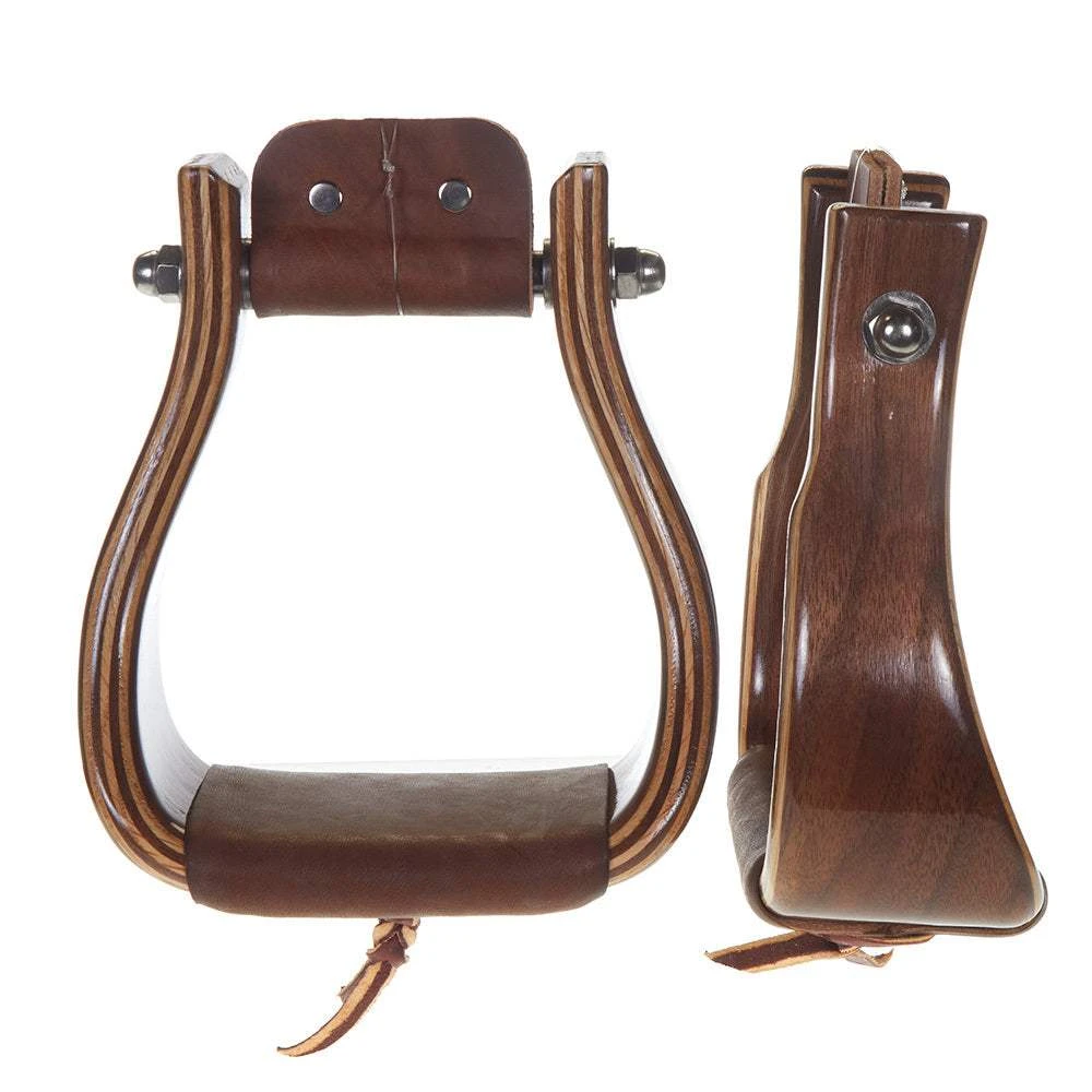 Don Orrell 3 Inch Offset Walnut Stirrup 1 Don Orrell 3 Inch Offset Walnut Stirrup
