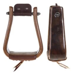 Don Orrell 3 Inch Deep Roper Walnut Stirrup