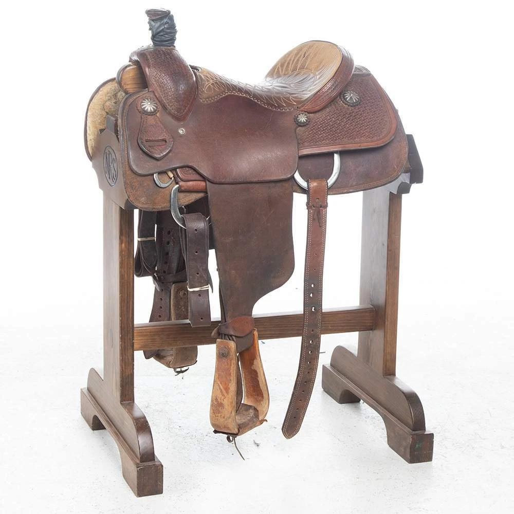 NRS Used 14.5`` South Texas Tack All Around Saddle 1 NRS Used 14.5`` South Texas Tack All Around Saddle