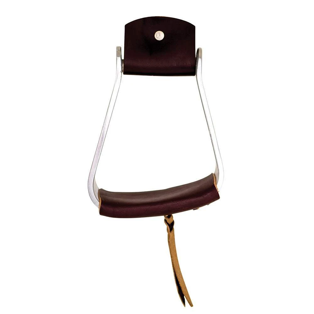 Partrade Trading Corporation 2-3/4in Deep Angled Roper Stirrups 1 Partrade Trading Corporation 2-3/4in Deep Angled Roper Stirrups