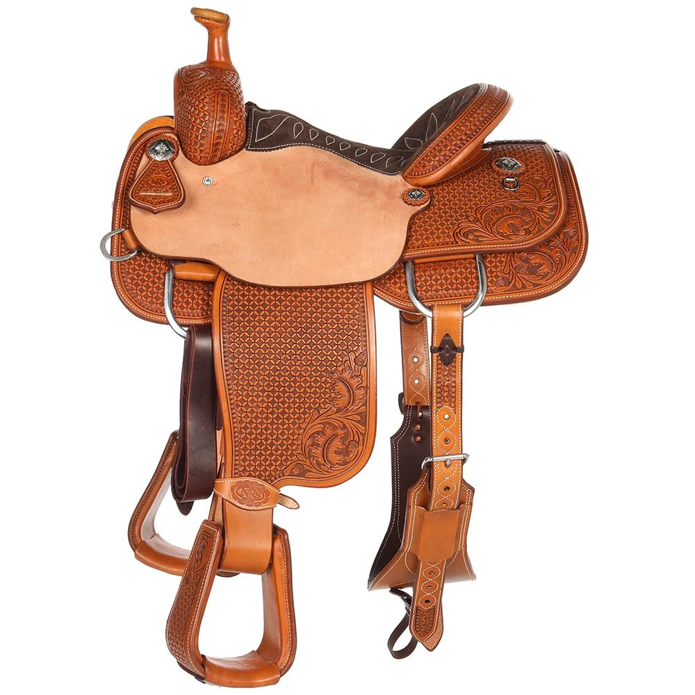 Nrs Pro Series 7/8 Breed Oak And Acorn Waffle Team Roper 2 Nrs Pro Series 7/8 Breed Oak And Acorn Waffle Team Roper - Image 2