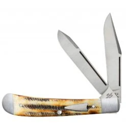 Case X Tony Bose HT Trapper - Case 6.5 Bone Stag CA10771