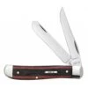 CASE XX Black Red Micarta - Mini Trapper CA27852
