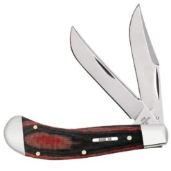CASE XX Black Red Micarta - Saddlehorn CA27856