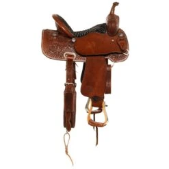 Nrs Competitors NRS Competitor Series Lily Flower Chocolate Roughout W/ Quilted Seat Barrel Saddle 7 Nrs Competitors NRS Competitor Series Lily Flower Chocolate Roughout W/ Quilted Seat Barrel Saddle -Cowboy Store 1411870 2