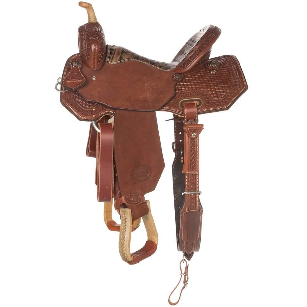 Nrs Competitors NRS Competitor Series Chocolate Half Breed Barrel Racing Saddle 2 Nrs Competitors NRS Competitor Series Chocolate Half Breed Barrel Racing Saddle - Image 2