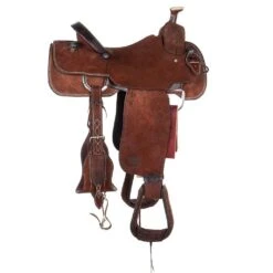 Nrs Competitors Chocolate Roughout Team Roping Saddle 7 Nrs Competitors Chocolate Roughout Team Roping Saddle -Cowboy Store 1411891 22
