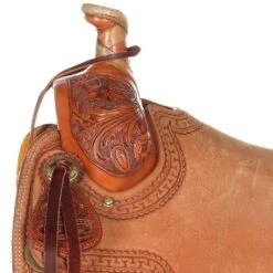 Sheridan Flower 1/3 Breed Youth Saddle -Cowboy Store 1411999 5