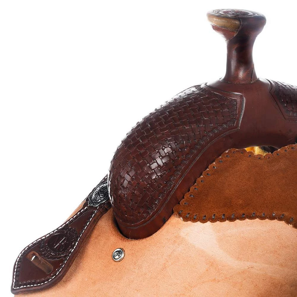 Nrs Competitors Heavy Oil 1/2 Breed Tapete Grande All Around Youth Saddle 4 Nrs Competitors Heavy Oil 1/2 Breed Tapete Grande All Around Youth Saddle - Image 4